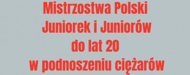 Ostateczne listy startowe MP U20 w Zamościu. Aktualny program zawodów!