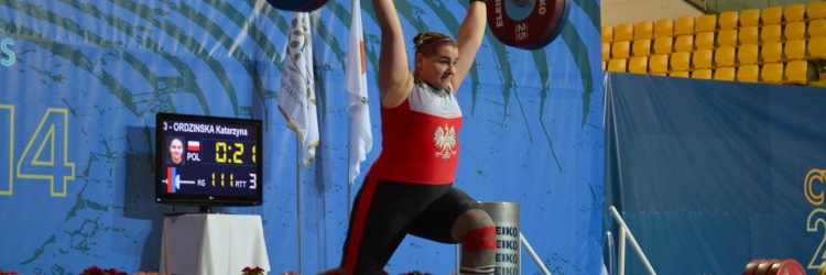 TRZECI MEDAL DLA BIAŁO-CZERWONYCH! KATARZYNA ORDZIŃSKA WICEMISTRZYNIĄ EUROPY W KAT. + 75 KG JUNIOREK DO LAT 20!