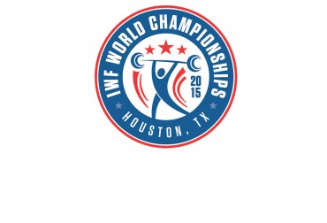 LOGO IWF MISTRZOSTW ŚWIATA KOBIET I MĘŻCZYZN 2015. W HOUSTON CZEKAJĄ NA CIĘŻAROWCÓW.