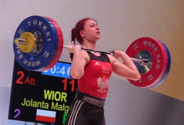 JOLANTA WIÓR 6, DOROTA KUBICA 9 W KAT. 75 KG