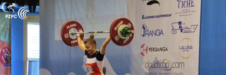 ALEKSANDRA MICHALSKA CZWARTĄ SZTANGISTKĄ EUROPY DO LAT 23 W KAT. 63 KG