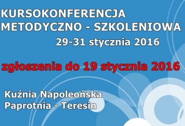 KURSOKONFERENCJA TRENERÓW I INSTRUKTORÓW PZPC - hotel Kuźnia Napoleońska