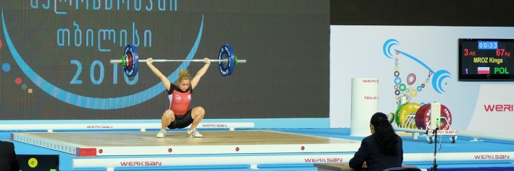 MŚ U20 W TBILISI. KINGA MRÓZ 14. W KAT. 53 KG.