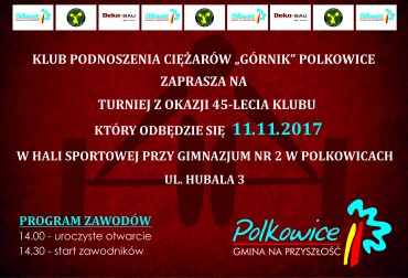 TRANSMISJA TV LIVE - PONAD 100 MEDALI NA 45-LECIE KPC GÓRNIKA POLKOWICE