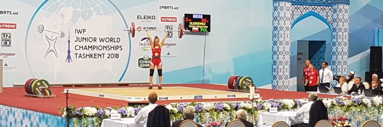 SYLWIA OLEŚKIEWICZ NA 10. MIEJSCU W KAT. 48 KG MŚ U20 W TASZKIENCIE