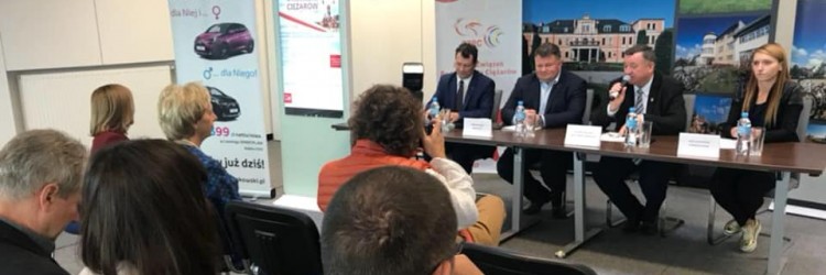 Konferencja prasowa przed MP Kobiet i Mężczyzn w Kobierzycach.