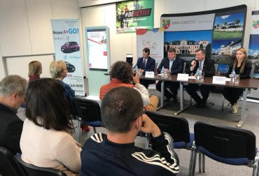 Konferencja prasowa przed MP Kobiet i Mężczyzn w Kobierzycach.