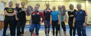 Trening jeden z wielu. Kadra kobiet w Spale.