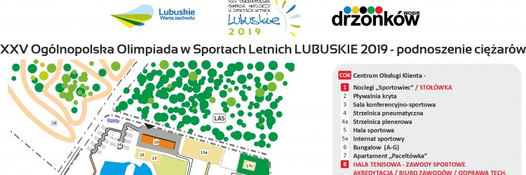 Ostateczne listy startowe w ciężarach - XXV OOM "Lubuskie 2019"