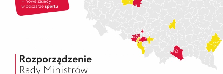 Nowe zasady w obszarze sportu w powiatach z największym przyrostem zakażeń COVID-19