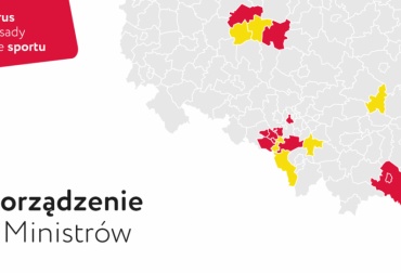 Nowe zasady w obszarze sportu w powiatach z największym przyrostem zakażeń COVID-19