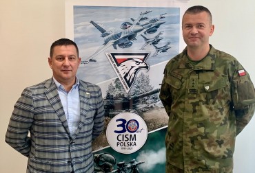 Spotkanie Prezesa PZPC z szefem Centralnego Wojskowego Zespołu Sportowego