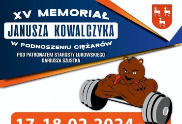 15. Memoriał Janusza Kowalczyka w podnoszeniu ciężarów.