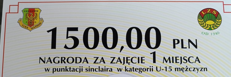 MISTRZOSTWA KRAJOWEGO ZRZESZENIA LZS DO LAT 15 W CIECHANOWIE