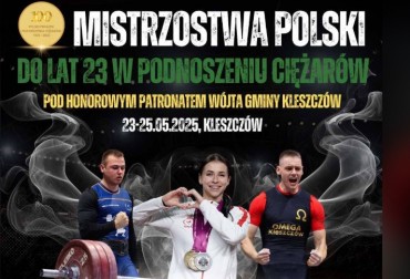 ZAPRASZAMY DO KLESZCZOWA! 23-25 MAJA 2025 MP U23!