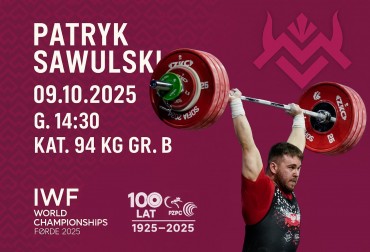 DZIŚ START PATRYKA SAWULSKIEGO. OLIVIA REEVES REKORDY STRACIŁA W JEDNEJ WADZE, POPRAWIŁA W DRUGIE!