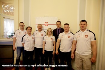 Medaliści Mistrzostw Europy u Ministra Sportu i Turystyki - 20.04.2016